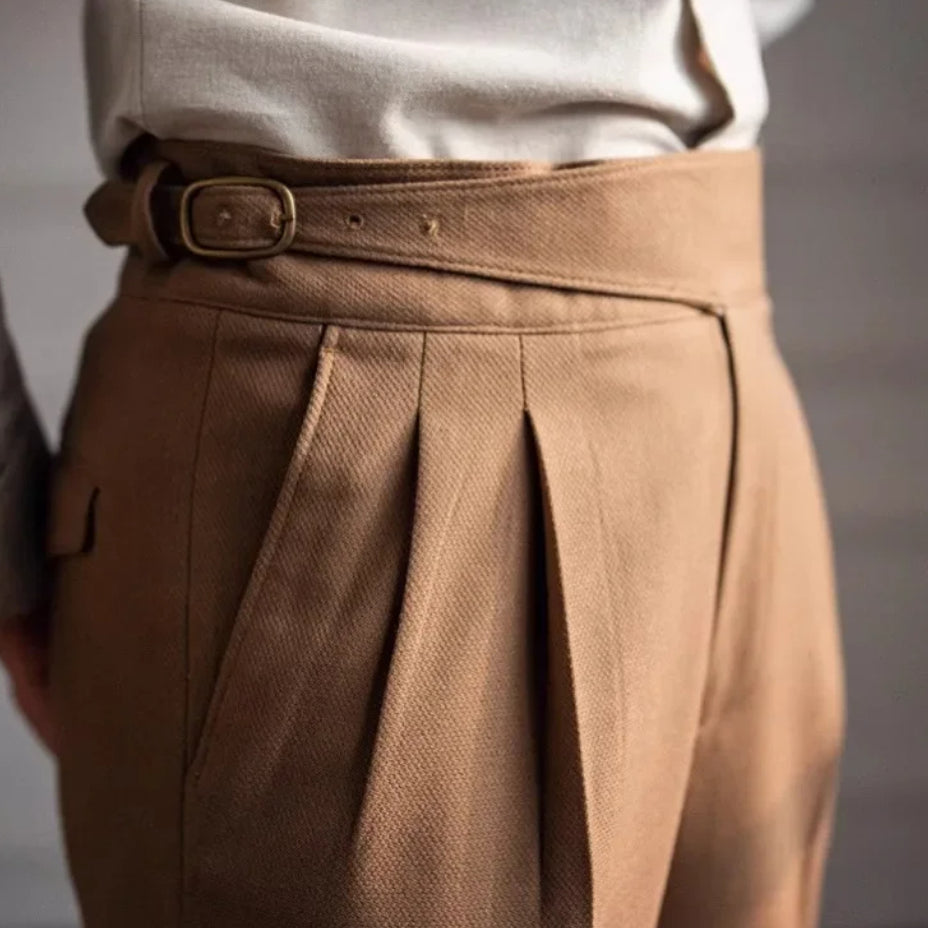 Hoge Classical Broek voor Mannen Rechte Pijp