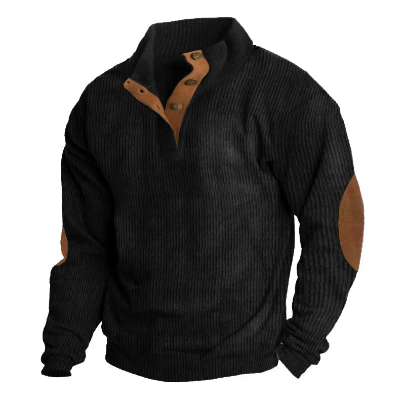 Heren Trui Duurzaam Polyester Vintage Look