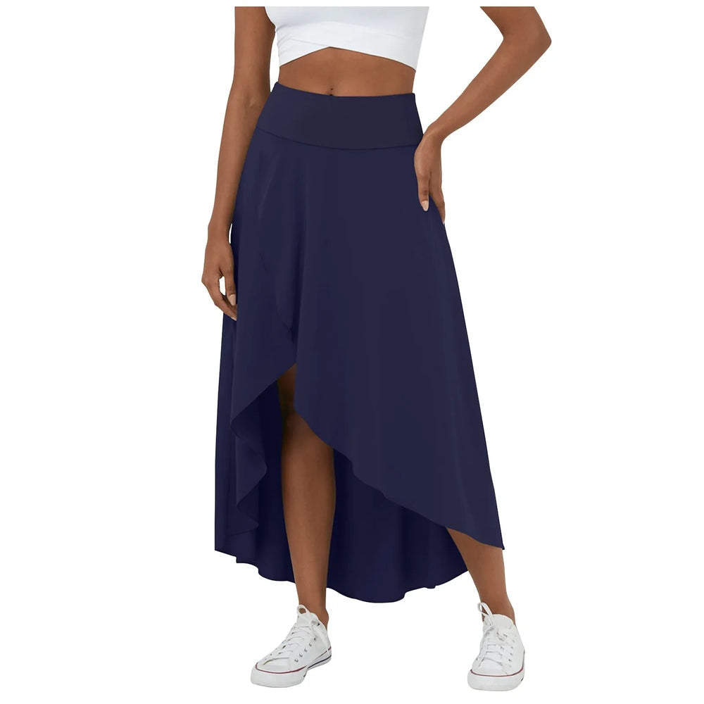 Lange Rok Hoge Split Jurk Zomerse Stijl