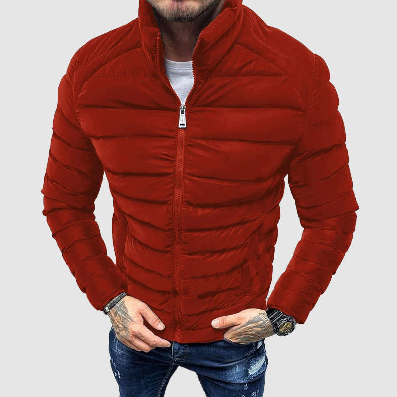Dunne Slim Fit Jas Trapuntata