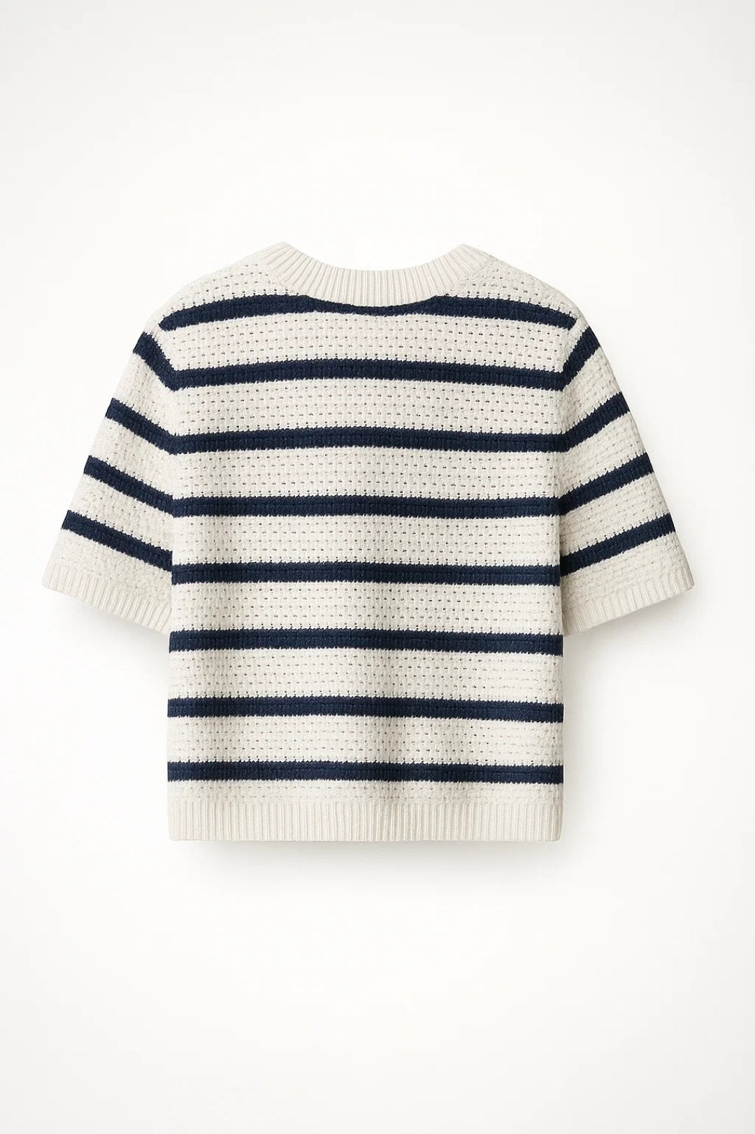 Dames Vest Kort Model Gebreid met Knoopsluiting Casual