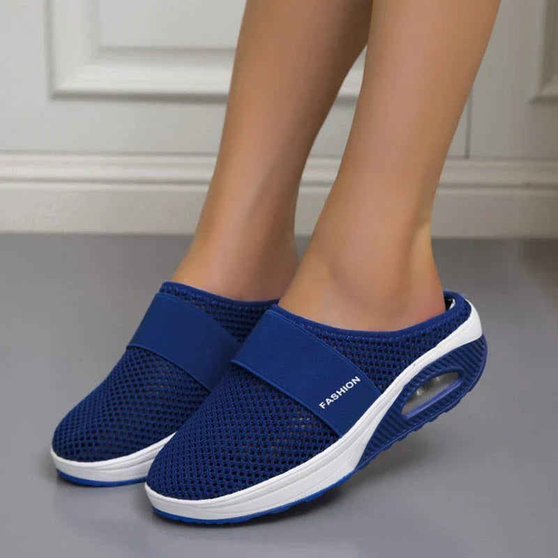 Luchtkussen Sneakers met Ademend Mesh Ontwerp voor Dames en Heren – Comfortabele Wandelschoenen met Gewrichtsteun