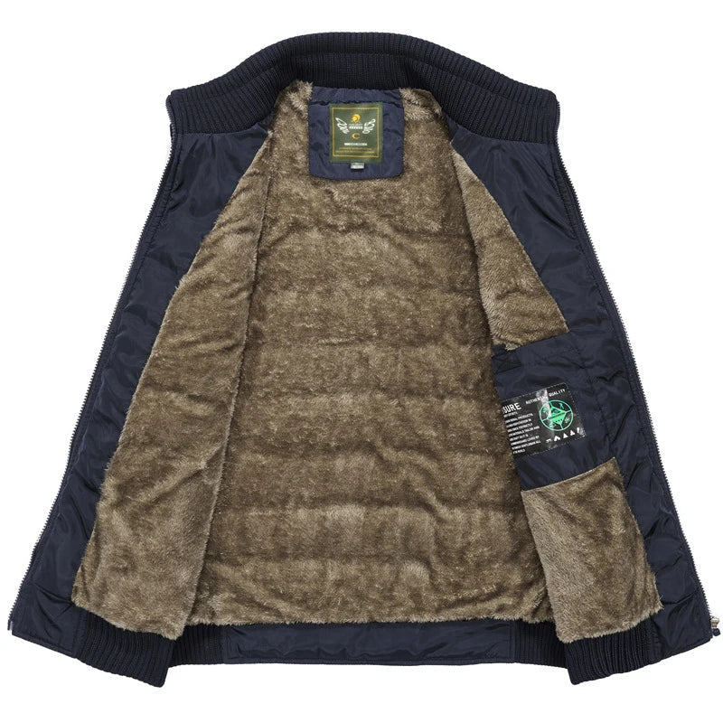 Heren Bodywarmer Gevoerd Warm Gewatteerd Sherpa Jas