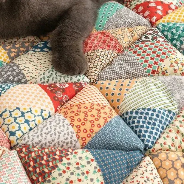 Zachte Bloemen Bankhoes – Wasbare Petmat voor Katten en Honden – Beschermhoes Bank