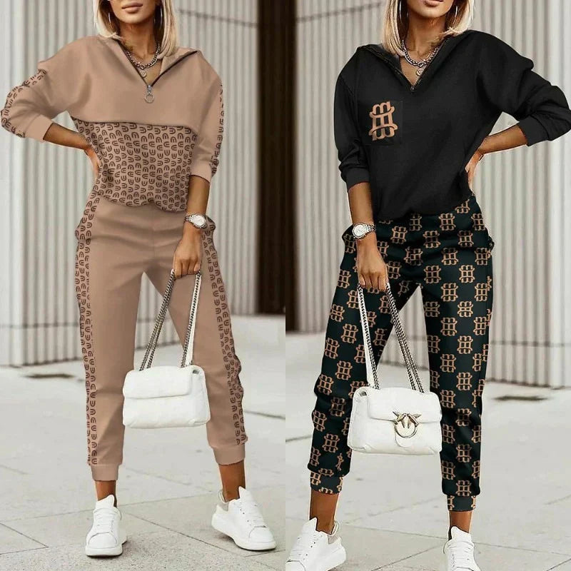Ravella Dames Joggingpak Met Monogram