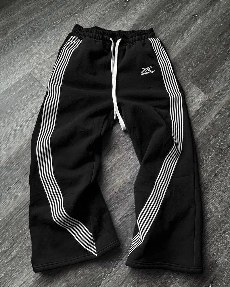 Heren Joggingbroek Comfortabel met Retro Strepen