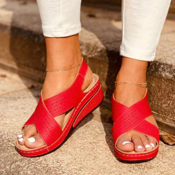 Orthopedische Zomersandalen Dames Comfortabel Breedte