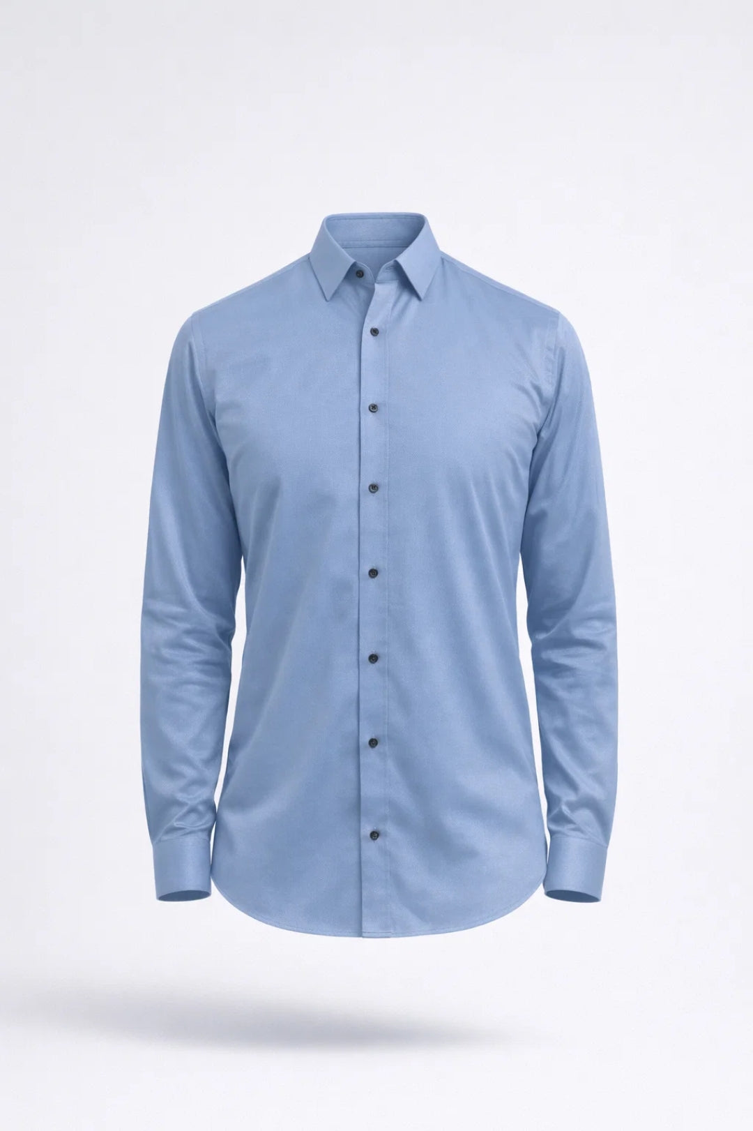 Heren Overhemd Lange Mouw Slim Fit Alle Seizoenen