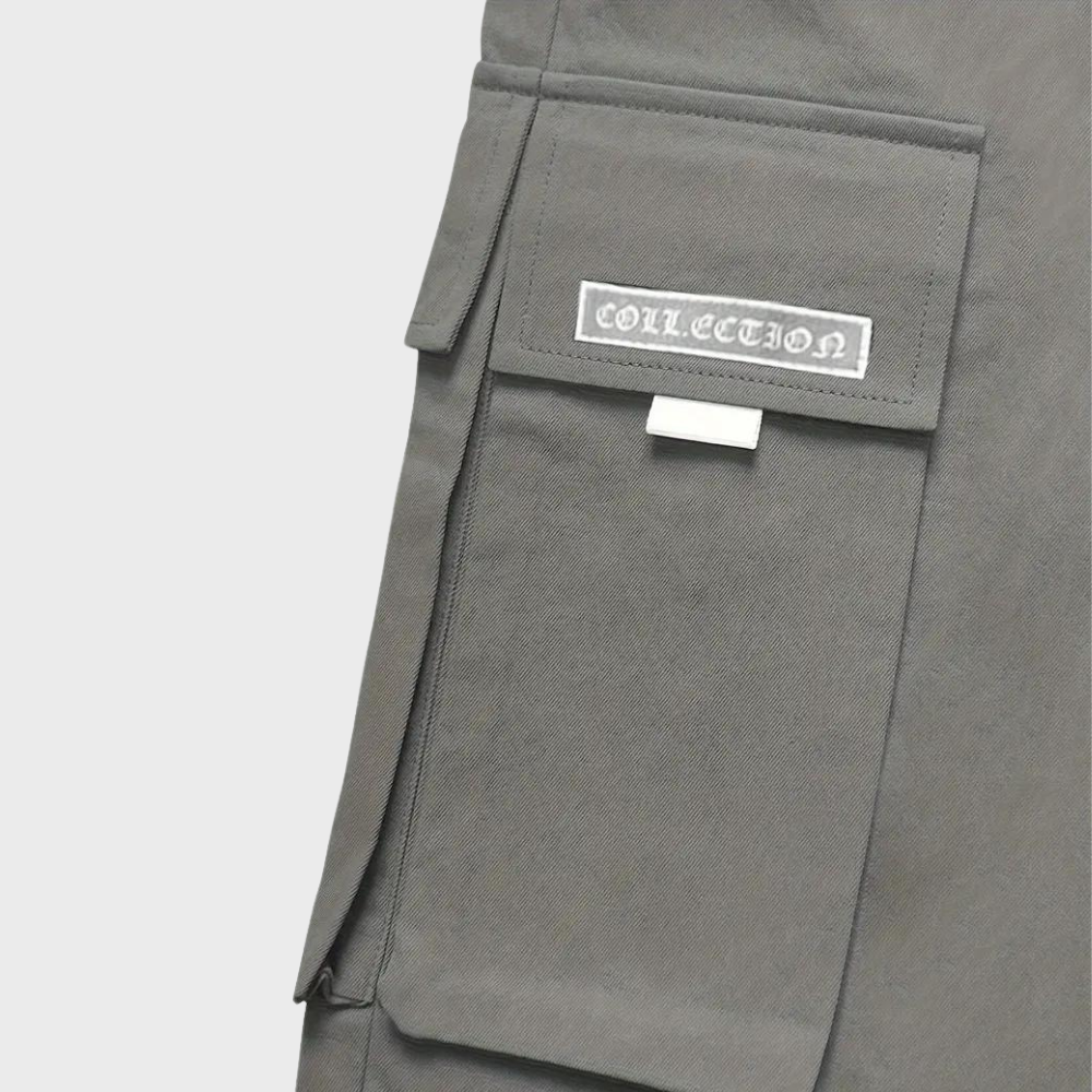 Heren Joggingbroek Zwart Cargo Met Veel Zakken Comfortabel