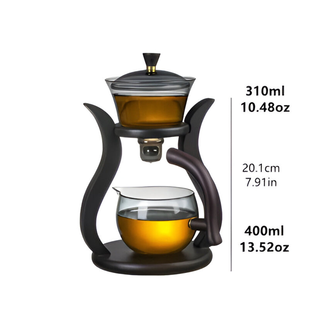 Glazen Theepot Met Theefilter Magnetisch Druipsysteem 600ml