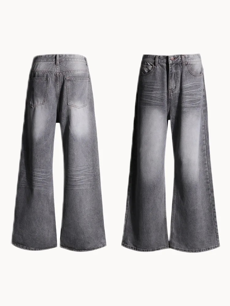 Losse Gewassen Jeans voor Mannen