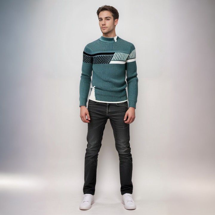 Noah Herentrui Gebreid Modern Stijl