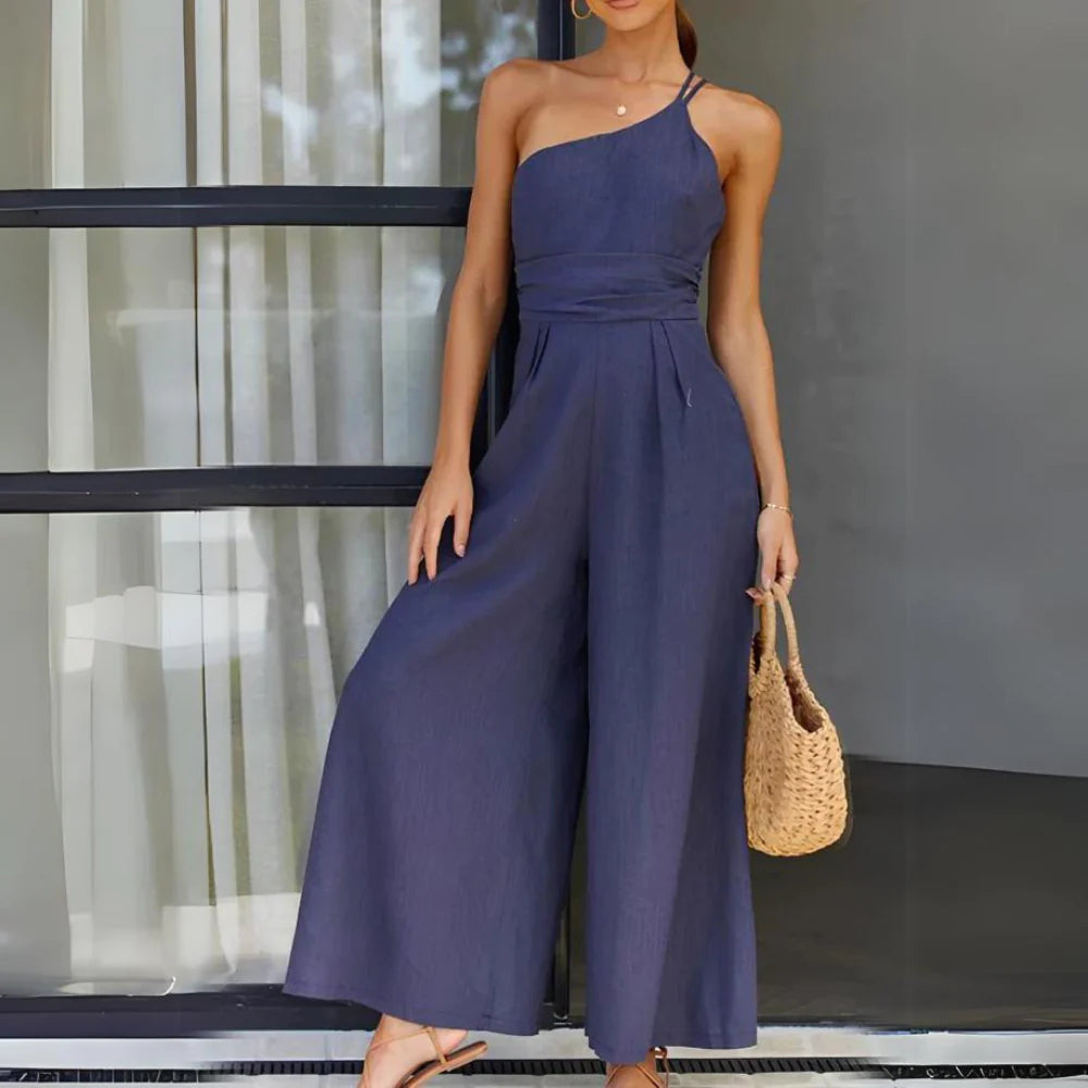 Elegante Jumpsuit voor Vrouw Chic Zwart Avondkleding