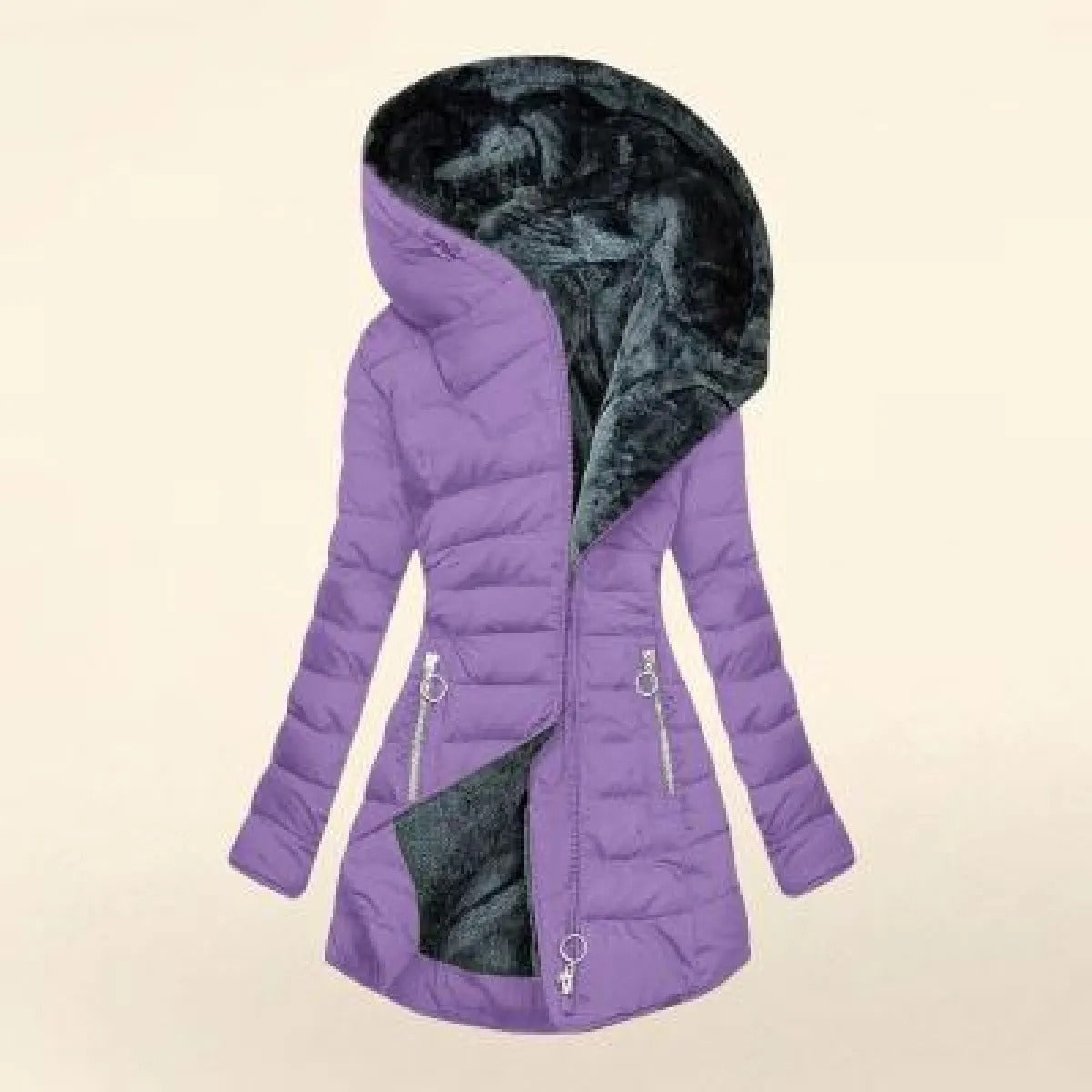 Dames Fleecejack Warm en Gewatteerd voor Winter