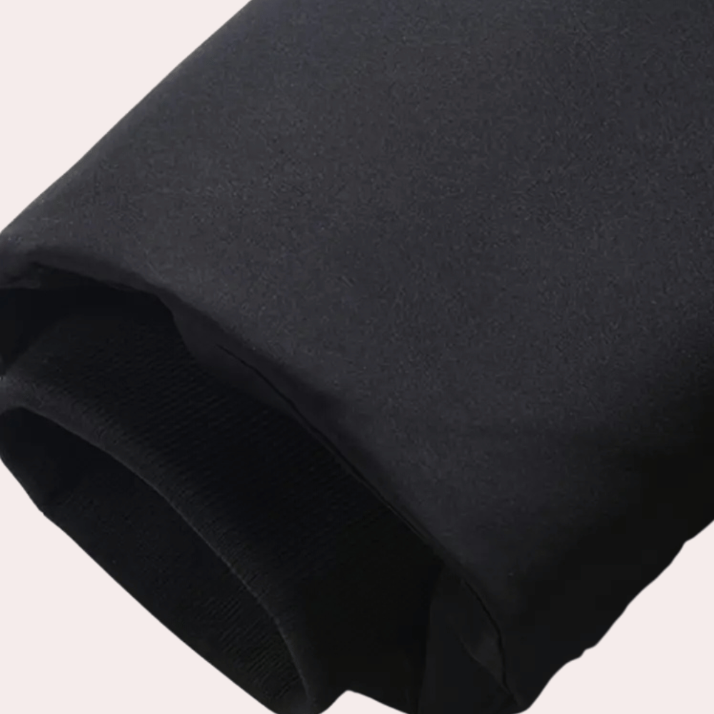 Elegante Leren Jacket met Kap