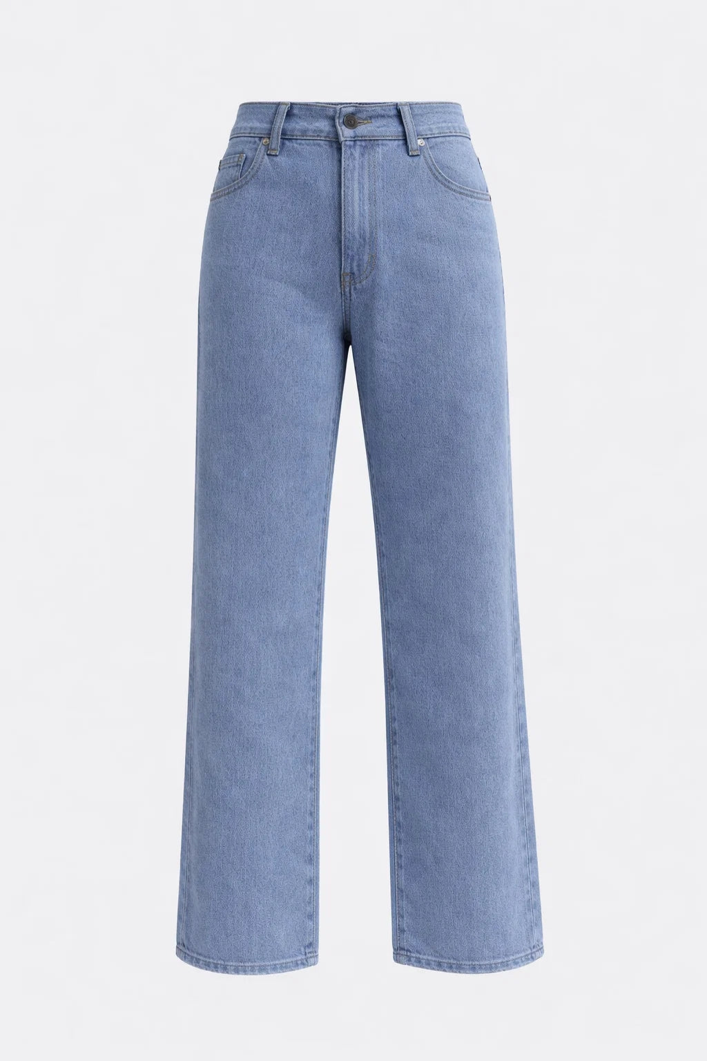 Dames Jeans Wide Leg High Waist Klassiek Casual Model