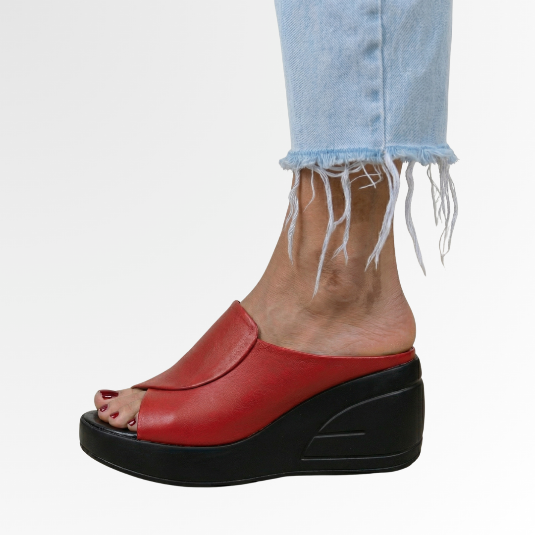 Kathryn | Orthopedische instapsandalen met sleehak voor dames 3