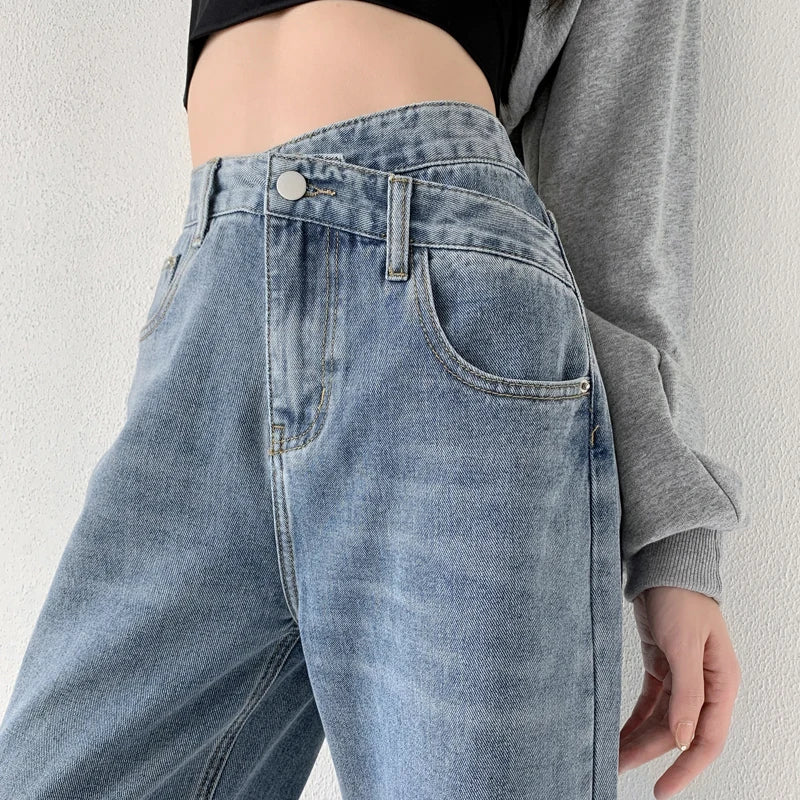 Wijdvallende Jeans voor Vrouw Relax Fit