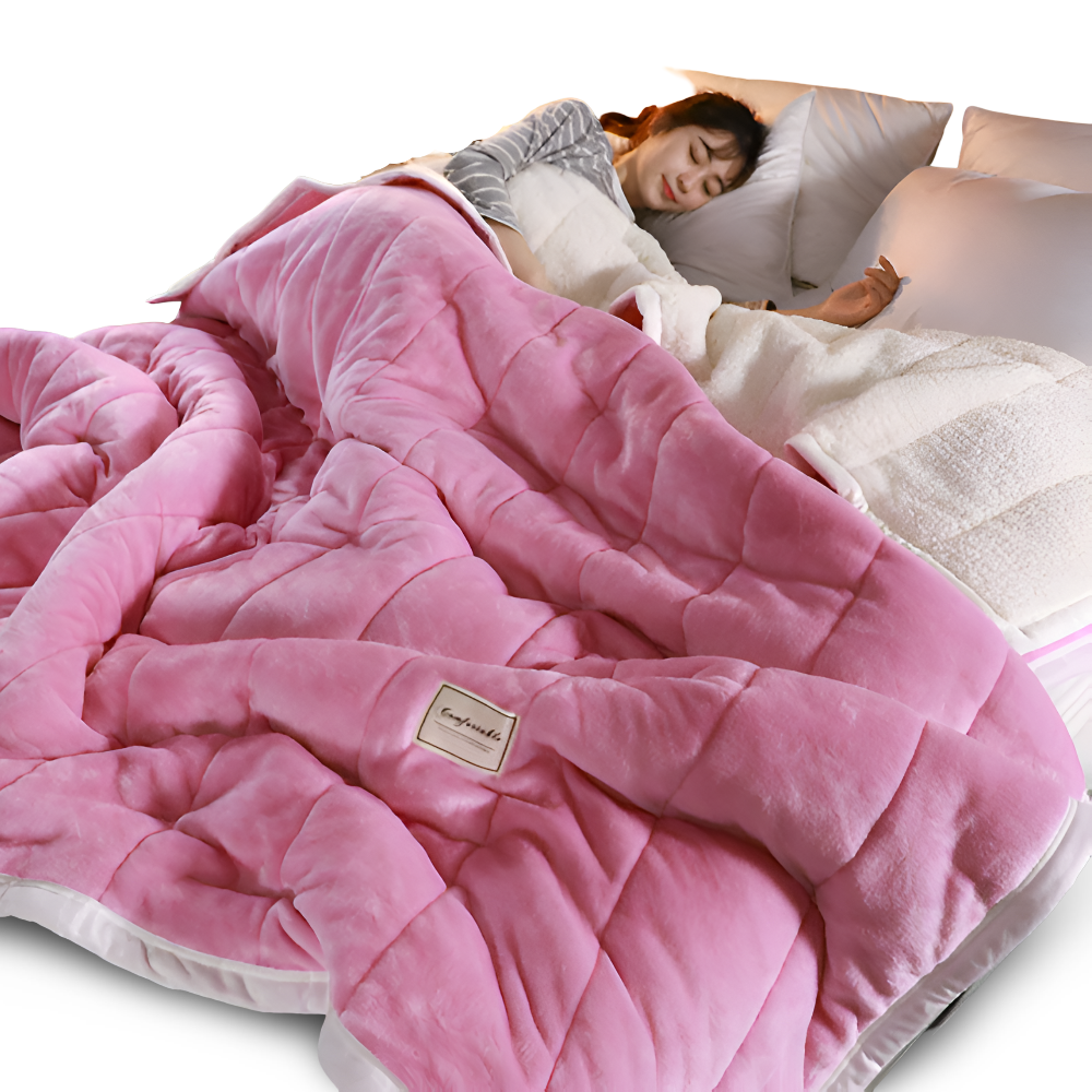 Sherpa Fleecedeken Superzacht Warm Plaid Fleece Meerdere Maten Flockpatroon