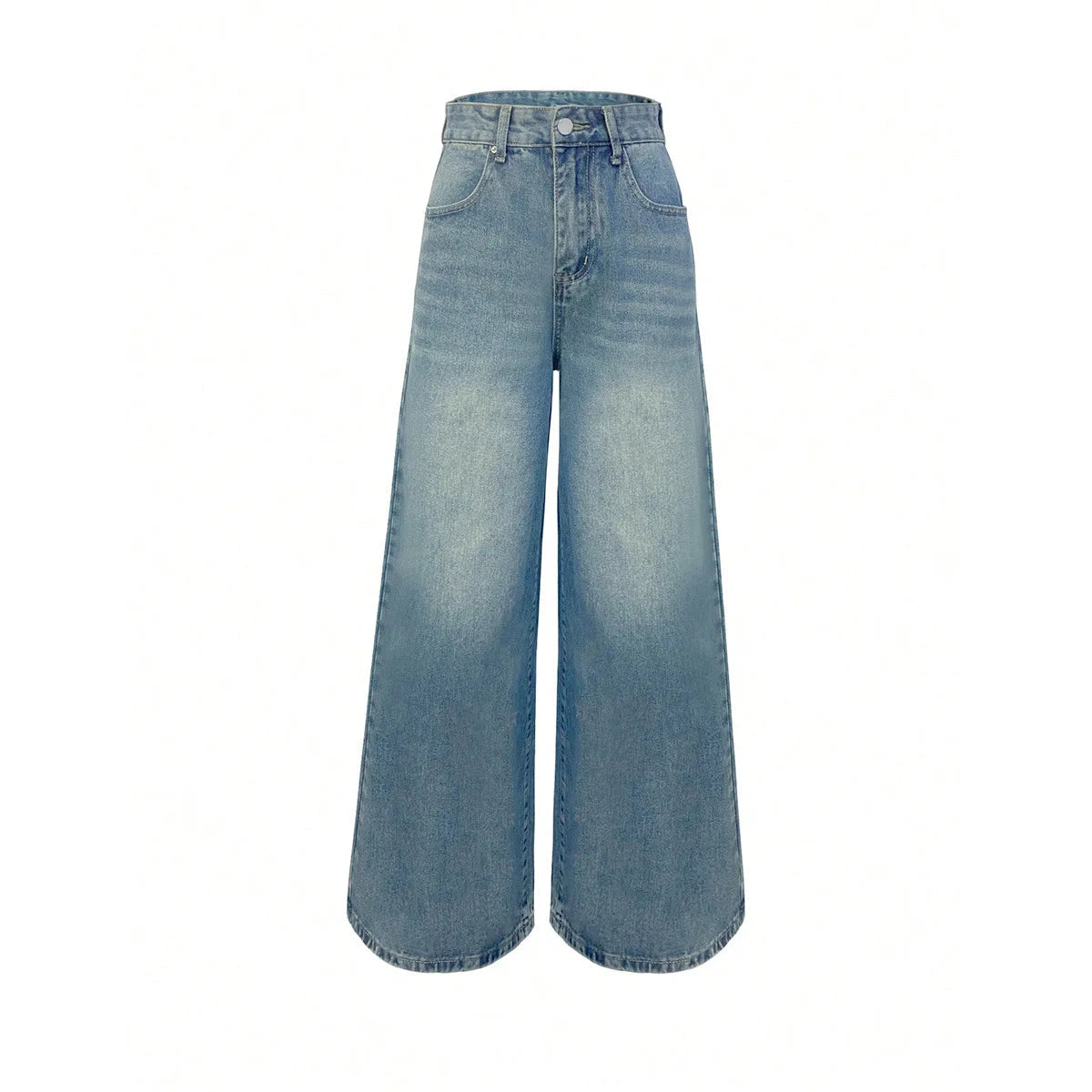 Vrouwelijke Jeans Broek Largewijd Moderne Stijl