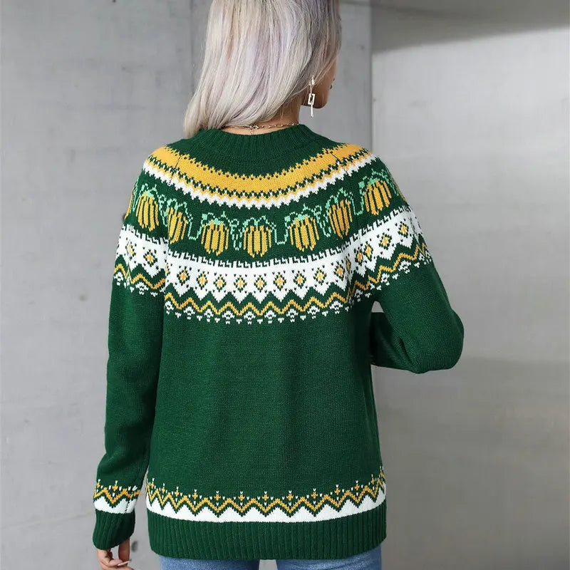 Mira Foute Kersttrui Dames | Modern Noors Patroon, Comfortabele Pasvorm 5