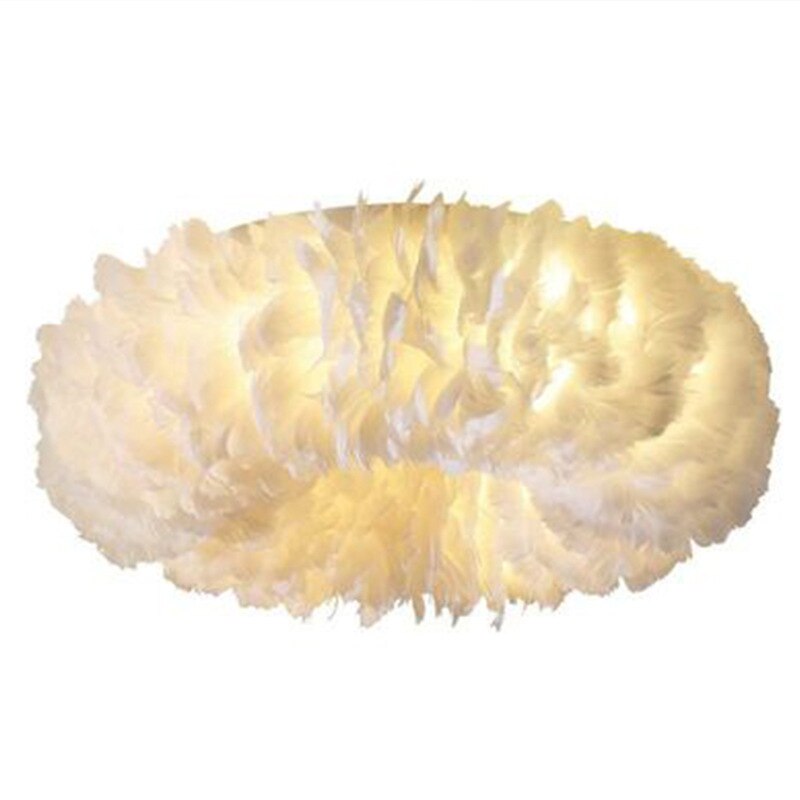Plafondlamp Veren Zwanenveren Metaal Warm Wit LED Woonkamer Slaapkamer Luxe Sfeerverlichting