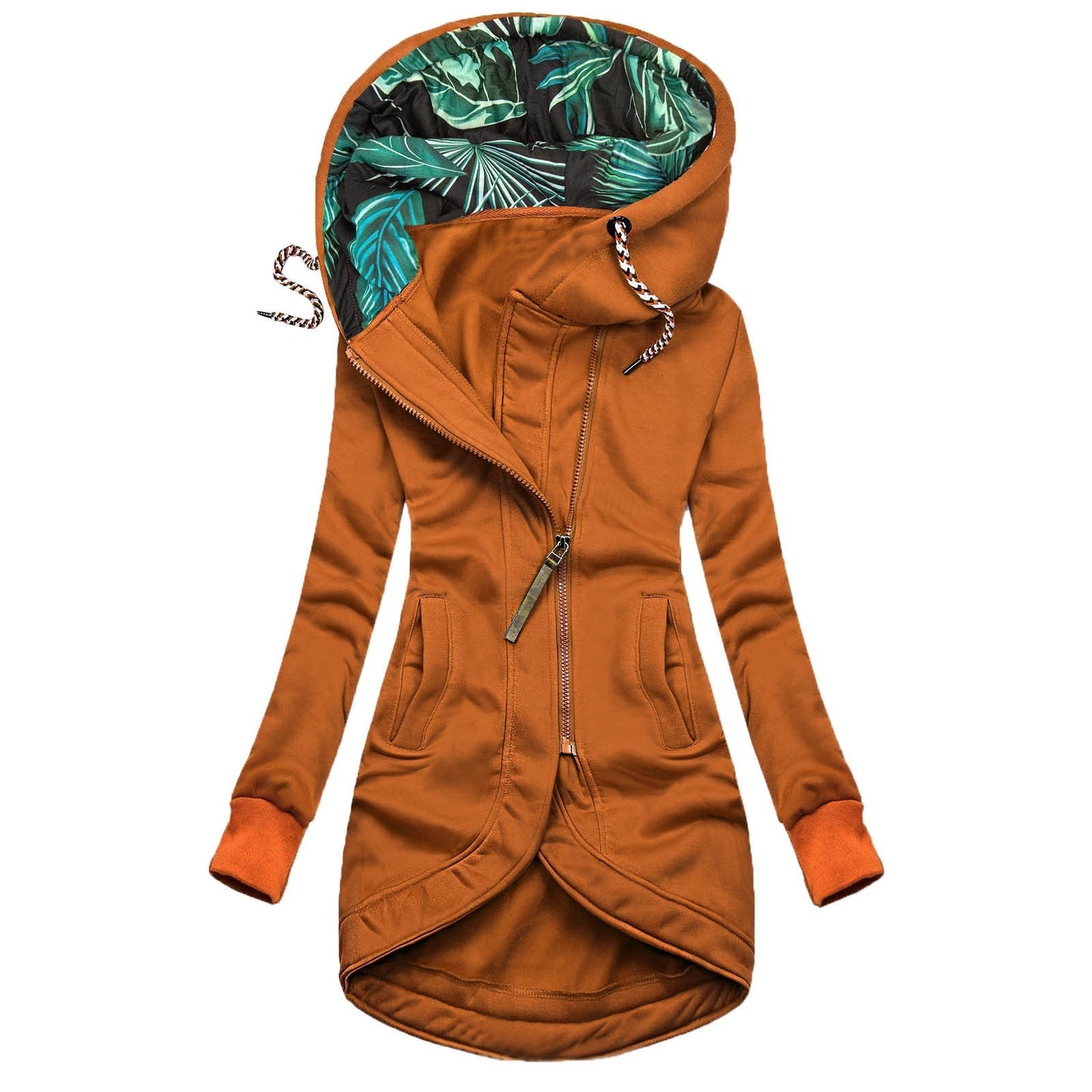Asymmetrische Winterjas voor Vrouw