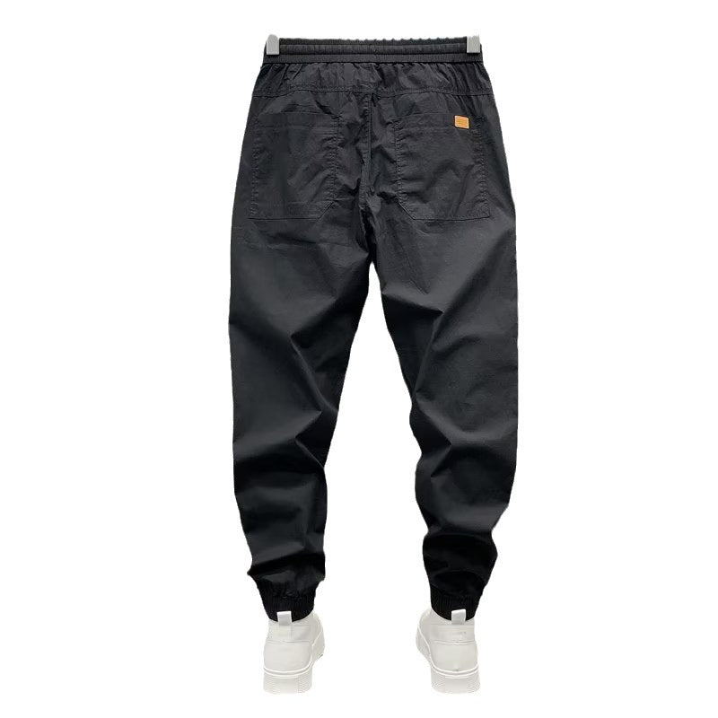 Heren Jogger Broek Retro Japanse Stijl Katoen Comfortabel