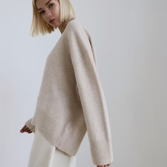 Vittoria Cashmere Trui Zacht Elegant Casual