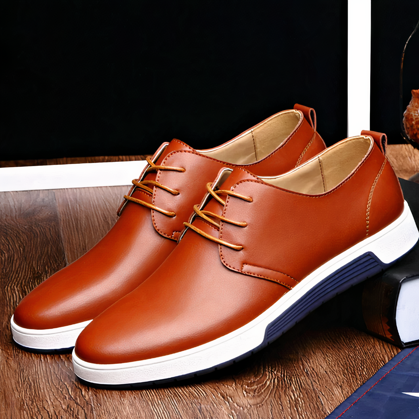 Leren Oxford Schoenen Comfortabel voor Orthopedische Voeten