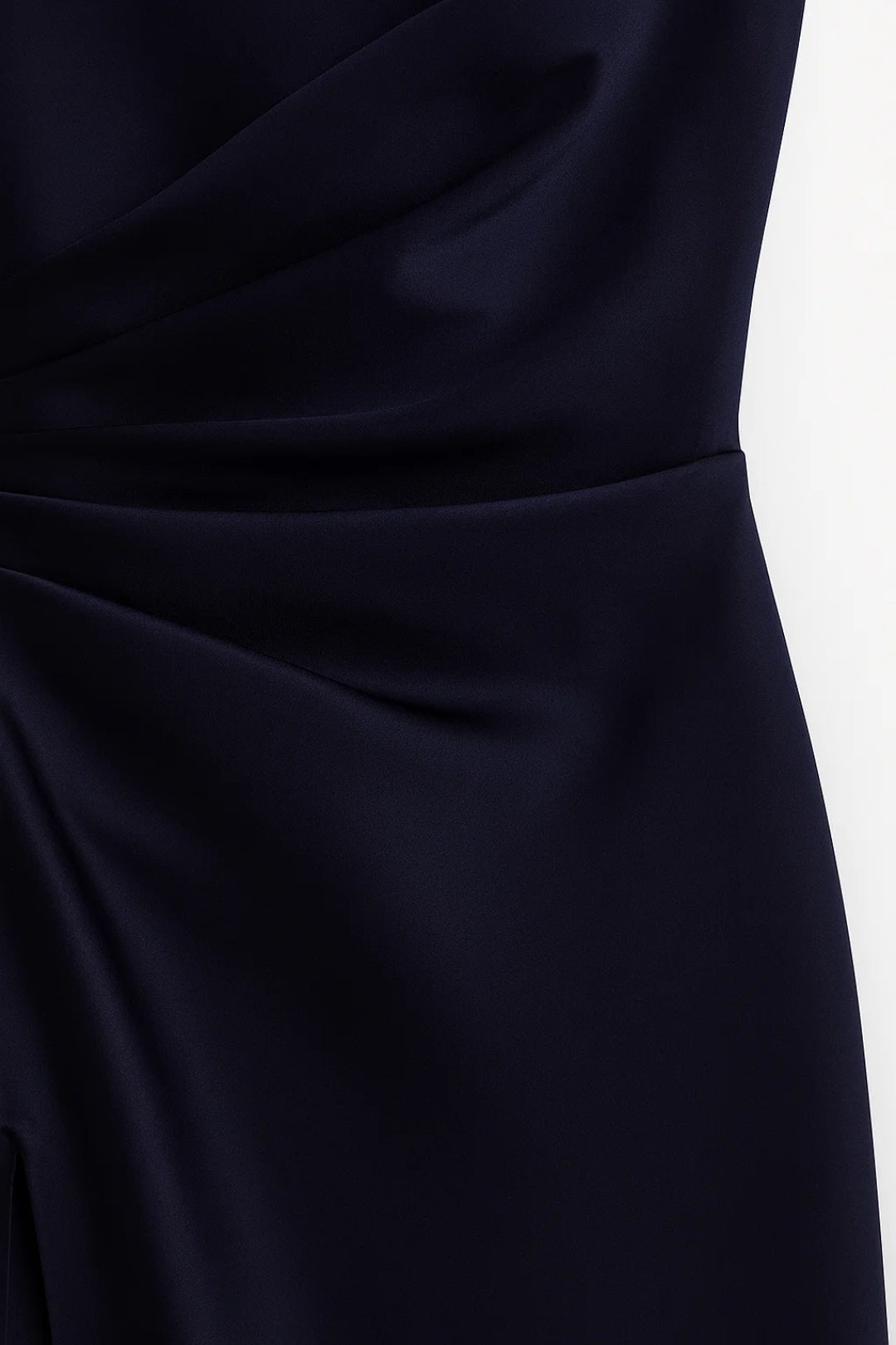 Elegante Maxi Jurk Dames One Shoulder met Hoge Split