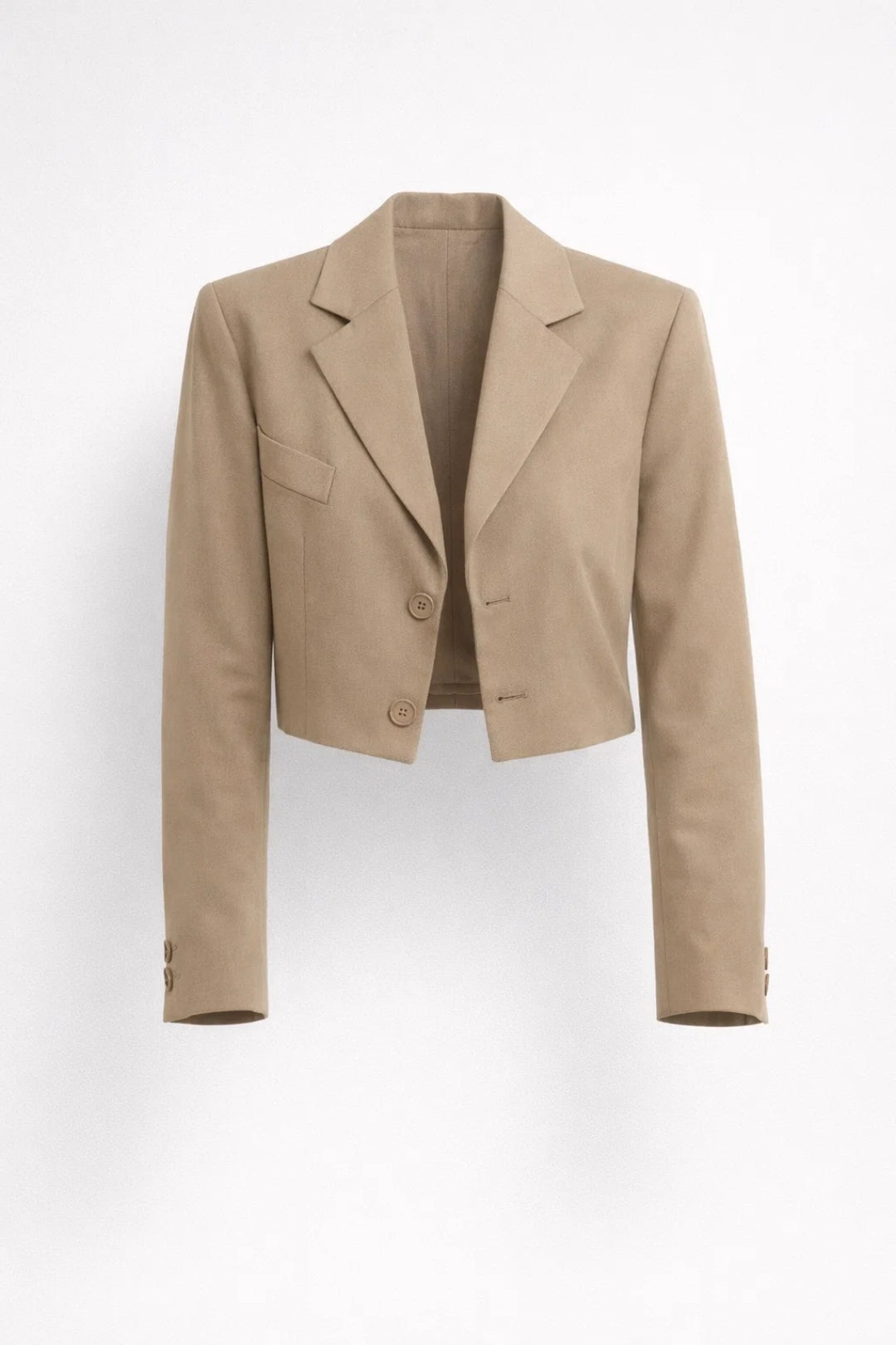 Dames Blazer Broek Set Licht Grijs Modern Kleding