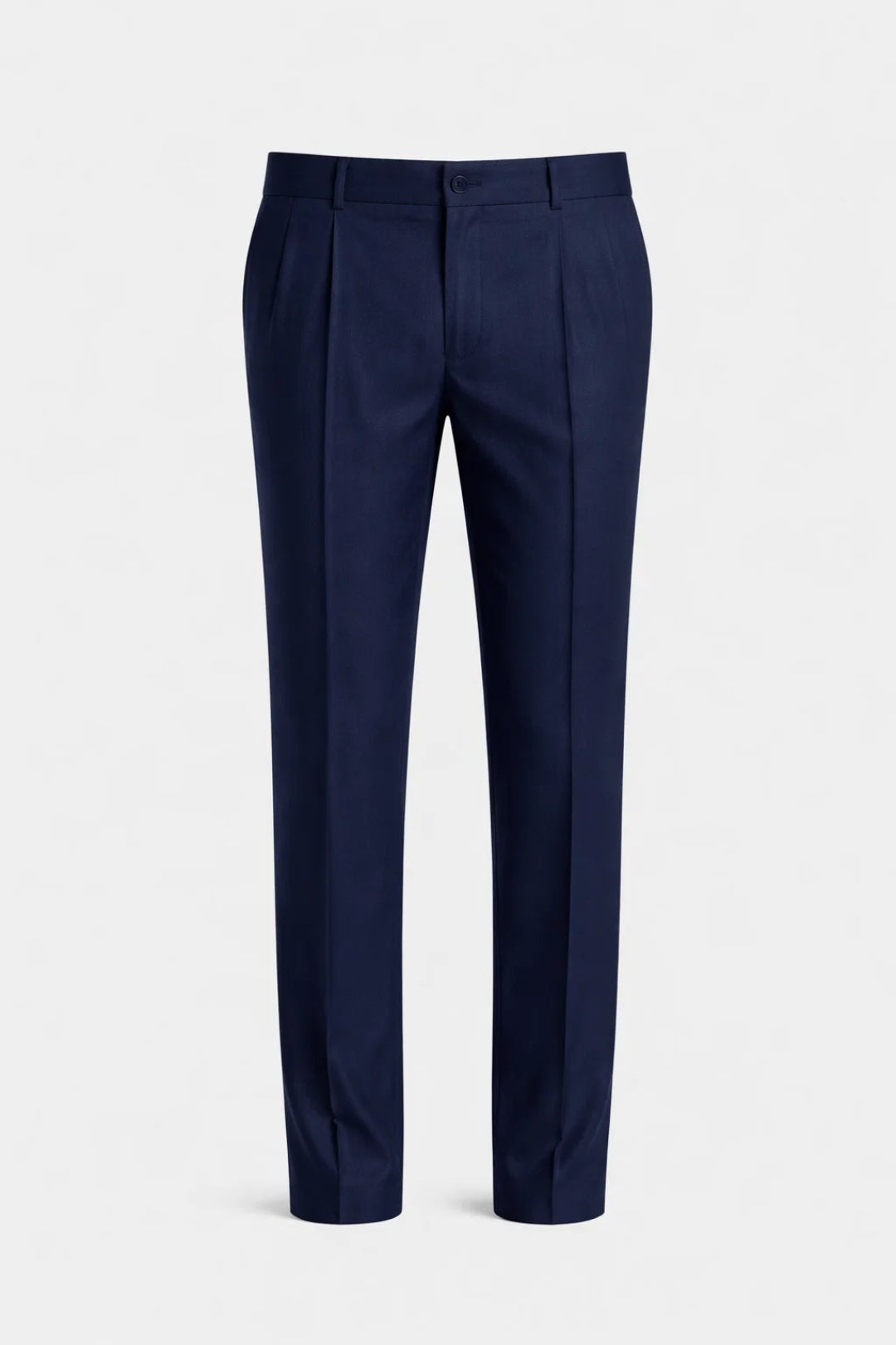 Heren Pantalon Rechte Pijp Elegant Geheel Getaileerd