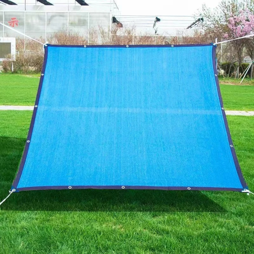 Schaduwdoek HDPE voor buiten met UV-werende structuur – rechthoekig zonwerende doek voor tuin terras balkon