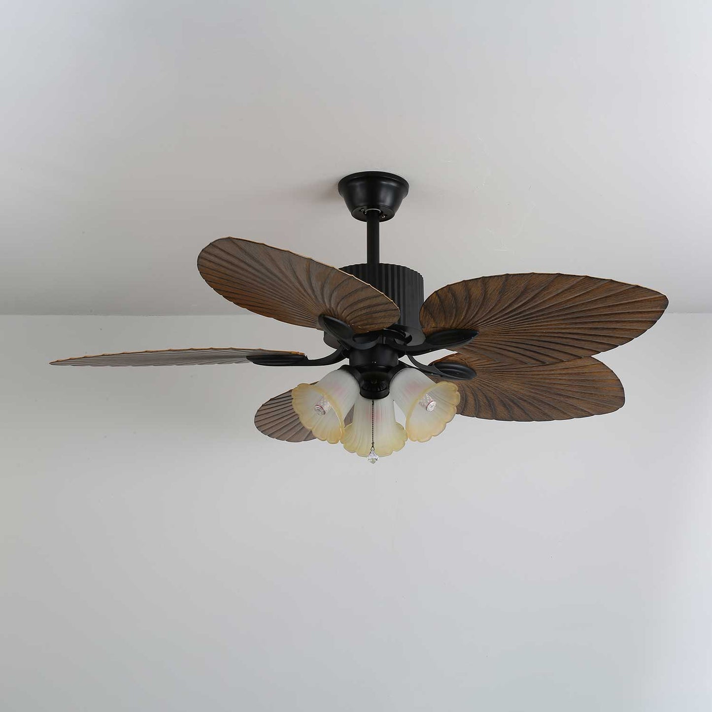 Plafondventilator Palm Whisper Vintage met Geïntegreerde Verlichting 132 cm