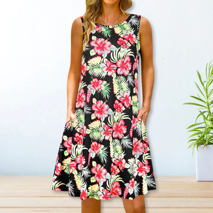 Zomerjurk Vrouw Losse Casual Jurk