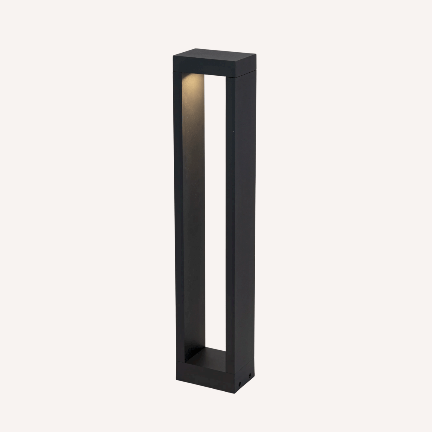 Buitenlamp Paal LED 10W IP65 Aluminium Zwart 60cm Tuin Oprit Pad Modern