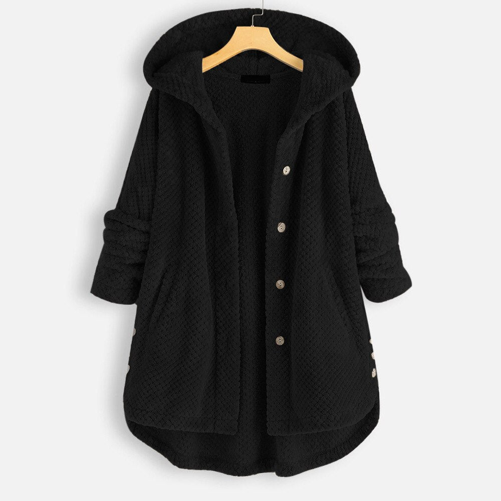 Dames Capuchonjack Oversized Warm en Stijlvol