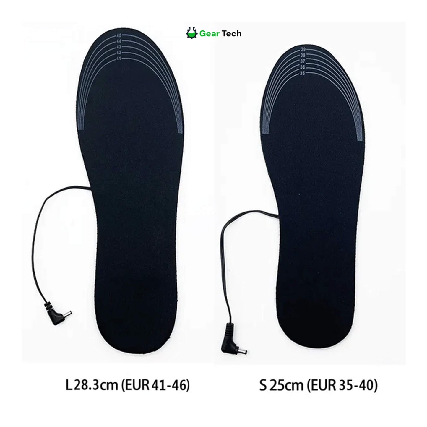 Verwarmbare Inlegzolen USB Oplaadbaar voor Werkschoenen en Laarzen