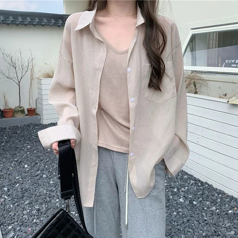 Vrouwen Zonbeschermingsblouse LichtBeschermend