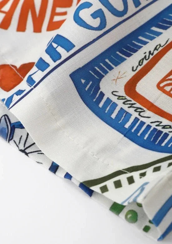 Comfortabele Zomerset met Leuke Print - Shirt en Shorts