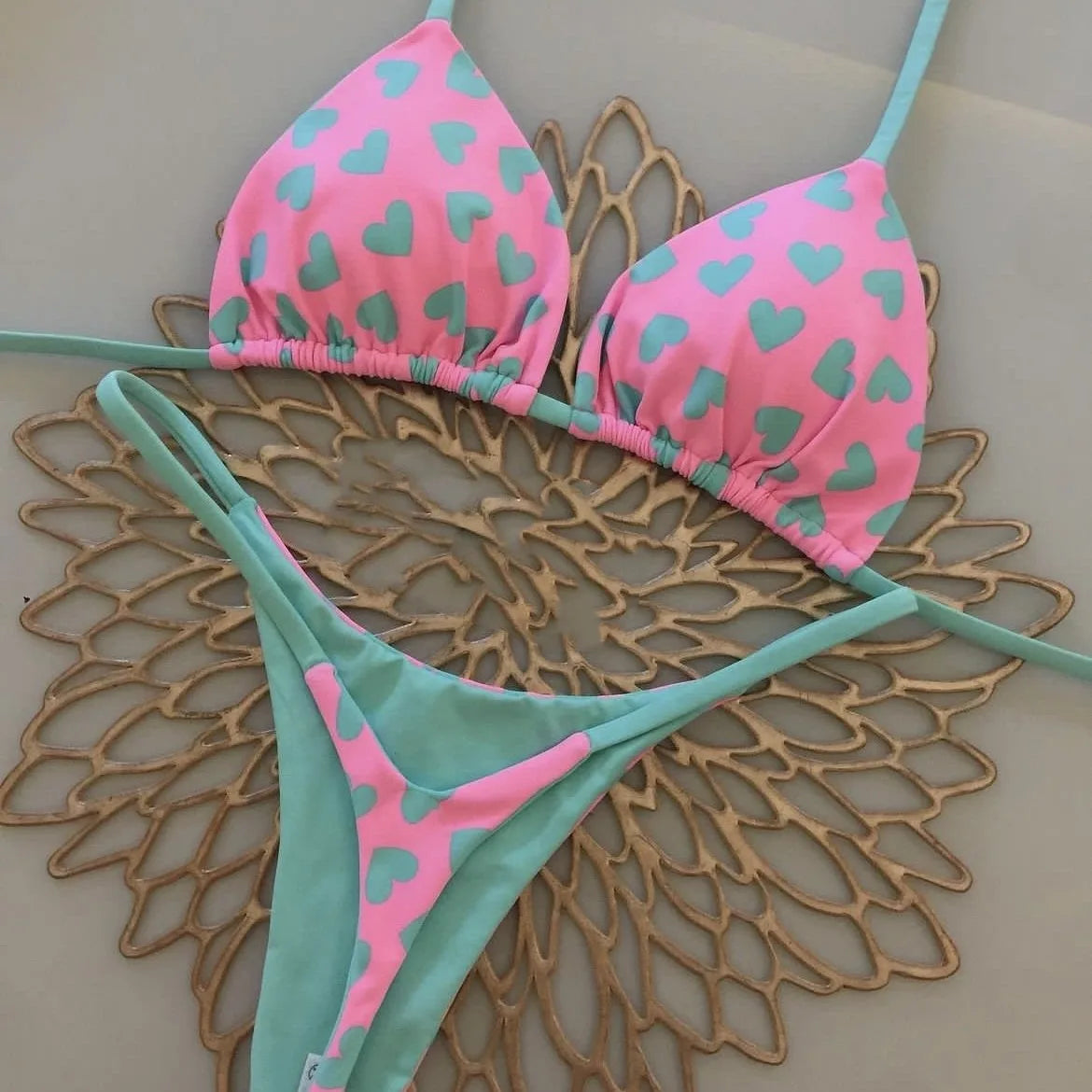 Sexy Bikini Set 2-Delig Comfortabele Strandkleding