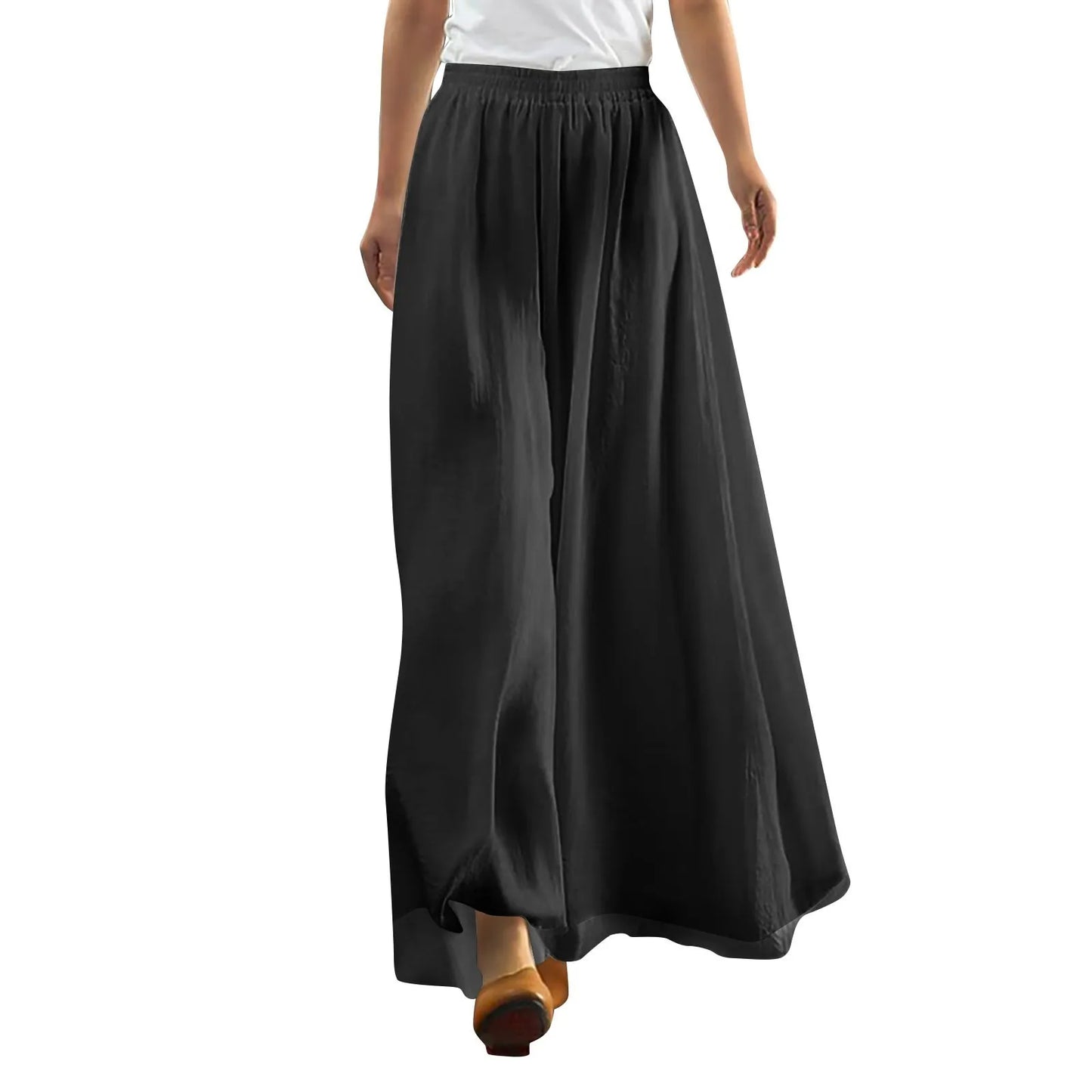 Wijde Broek Zomerse Comfortabele Stof