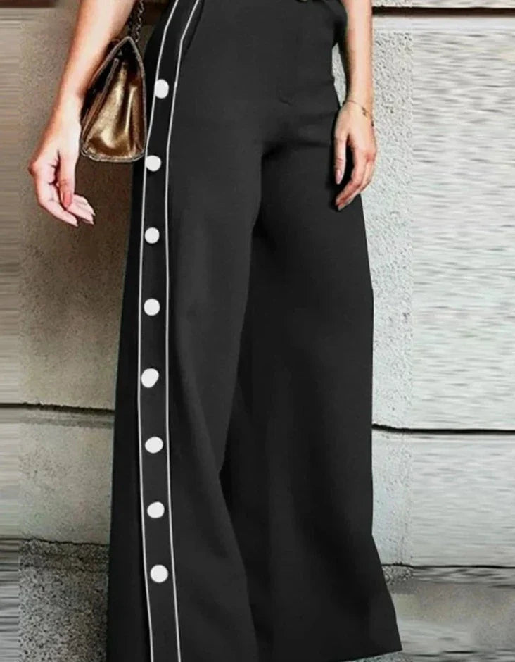 Vrouwelijke Wijdere Broek Elegante Stijl