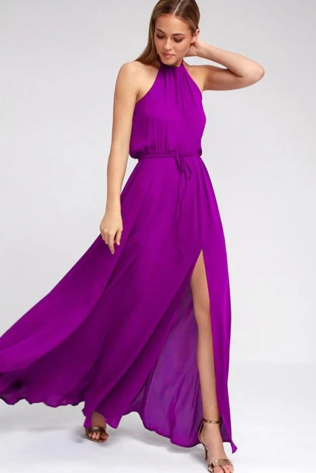 Zwarte Jurk Lange Vrouw Elegante Avondjurk Formal