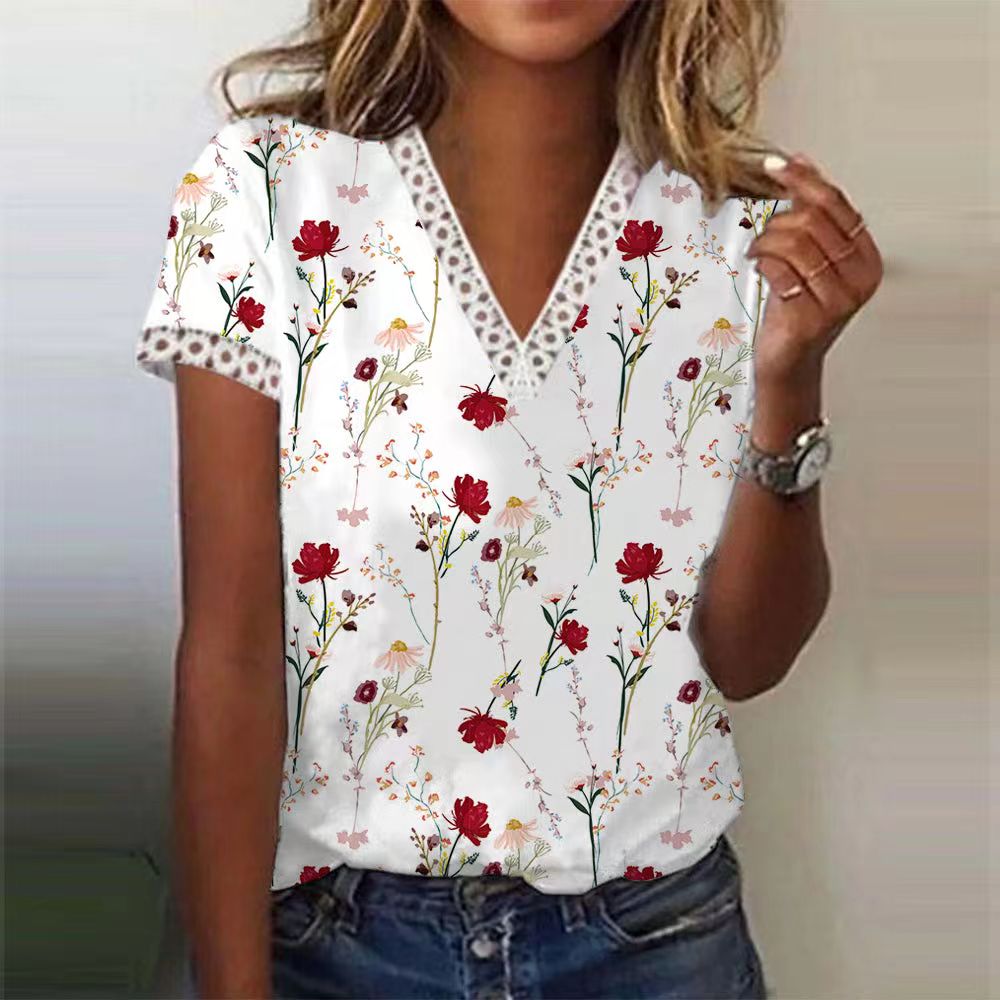 Vrouwelijk Zomershirt Luchtig en Comfortabel