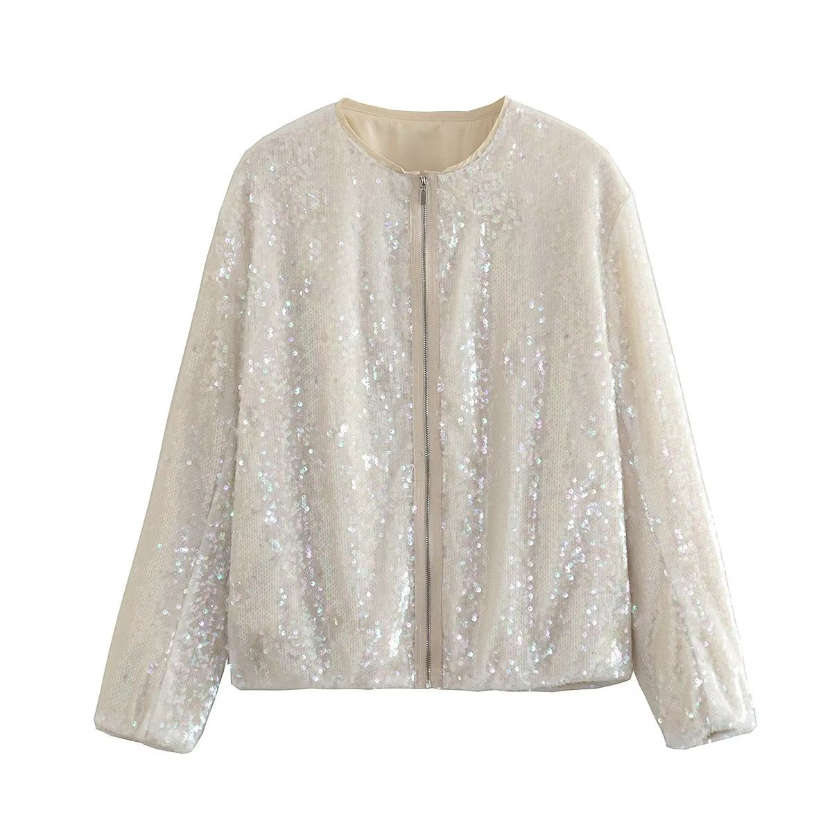 Bomberjack Glitter Ritsjas Met Kap