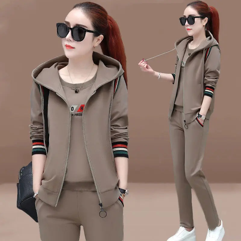 Herfstkleuren Sport Set Casual Kleding