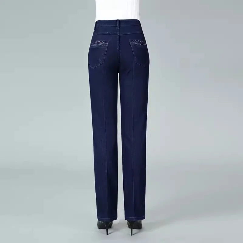 Elegante Borduur Jeans voor Dames