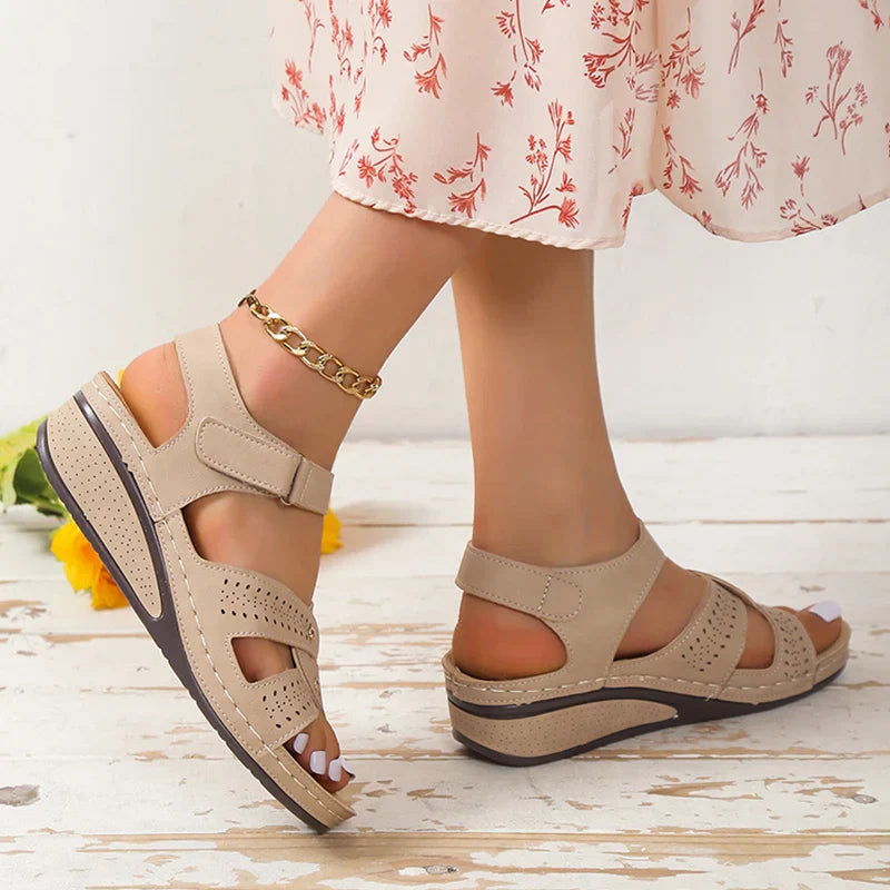Wedge Sandalen Zomer Elegant Hoge Hak